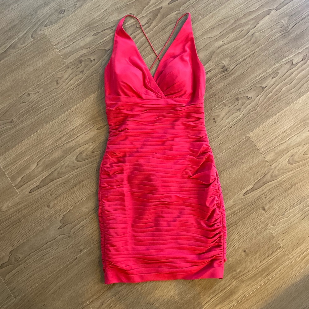 Spaghetti strap cocktail dress